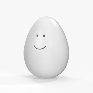 3D model Egg Smiley Face