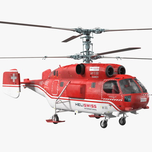 3D model Kamov KA-32 Firefighting Helicopter