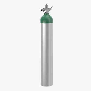 Oxygen Cylinder E Tank 3D