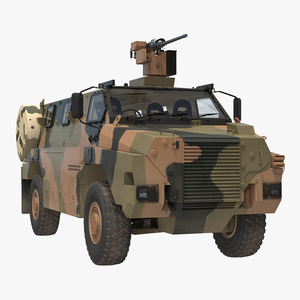 3D MPV 4x4 Bushmaster Camo model