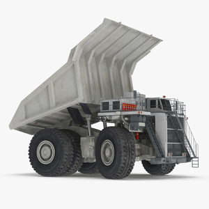 Heavy Duty Mining Dump Truck Rigged for Maya 3D model