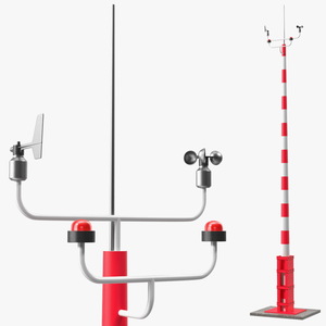 3D ASOS Wind Speed and Direction Sensor