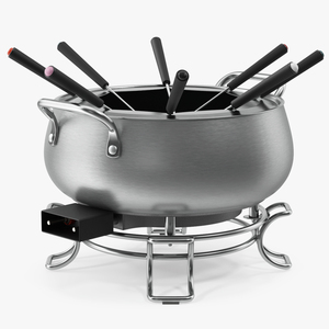 Electric Fondue Set 3D model