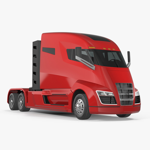 3D Nikola One Electric Truck Simple Interior