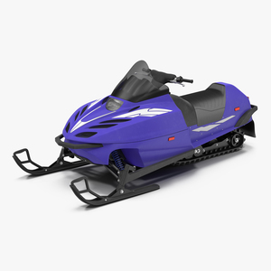 3D Snowmobile Generic model