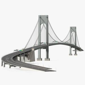 3D model Verrazzano Narrows Bridge