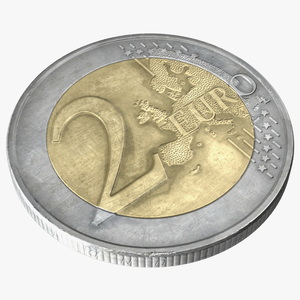 Germany 2 Euro Coin 3D model