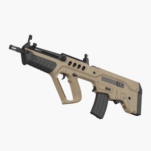 3D Israeli Bullpup Assault Rifle IWI Tavor TAR 21