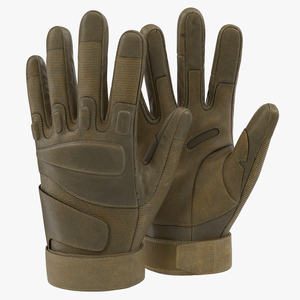 US Soldier Gloves 3D