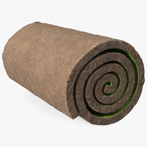 3D Lawn Turf Roll Folded