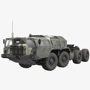 3D Maz 7910 8x8 Truck Camouflage Rigged