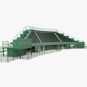 3D Stadium Seating Tribune model