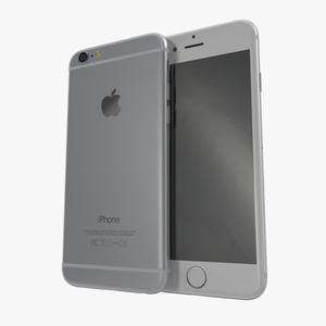 3D model iPhone 6 Silver