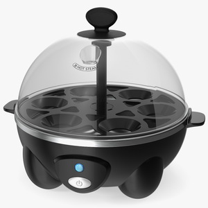 3D Black Egg Cooker