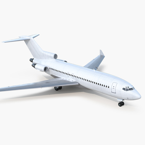 3D model Boeing 727 100 Private Generic