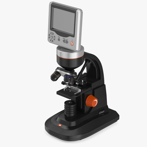 LCD Deluxe Digital Microscope 3D model