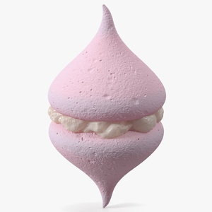 3D Smooth Meringue Pink with Vanilla Filling