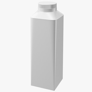 Carton Package for Chilled Beverage with Cap 3D model