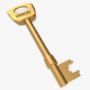 3D model Gold Key