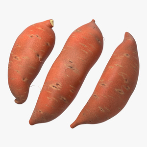 3D model Sweet Potatoes Brown