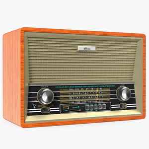 3D model Ritmix Vintage Radio