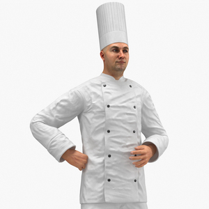 3D model Chef Rigged for Maya