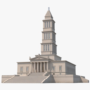 3D George Washington Masonic National Memorial model