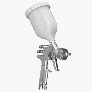 Gravity Feed Paint Gun 3D