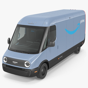 3D Amazon Electric Delivery Van model