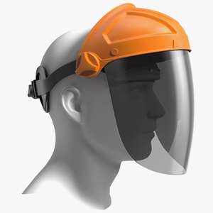 Dark Visor Face Shield 3D