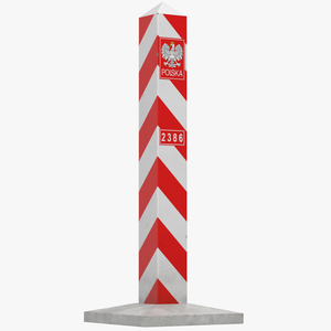 3D Border Post of Poland