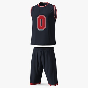 3D Basketball Jersey and Shorts Apparel