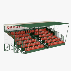 Spectator Portable Grandstand 3D model