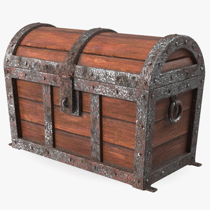 3D Treasure Chest Closed