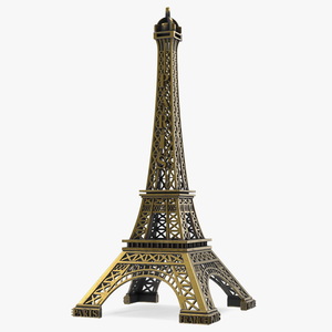 Eiffel Tower Bronze Replica 3D