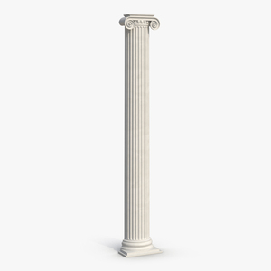 3D Pilaster Ionic Greco Roman