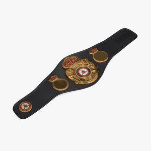 3D model Championship WBA Belt Fur