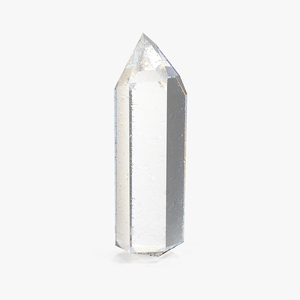 3D Unpolished Clear Quartz Crystal