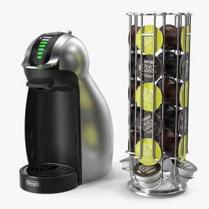 3D Dolce Gusto Coffee Machine with Capsule Holder