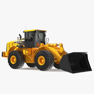 Front End Wheel Loader Rigged 3D model