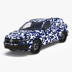 3D Volkswagen Touareg 2024 QR