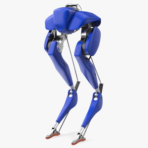 3D Two-legged Cassie Robot Blue model