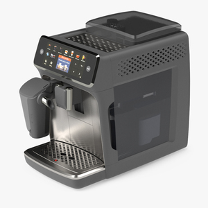 3D Automatic Espresso Machine Lights On