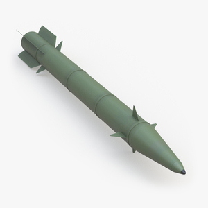 3D Tactical Ground-to-Ground Ballistic Missile model