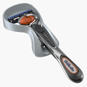 3D Gillette Fusion Proglide Razor with Stand