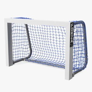 FORZA Mini Target Soccer Goal Blue 3D model