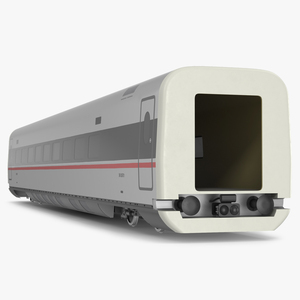 CR400 Fuxing Train Wagon 3D model