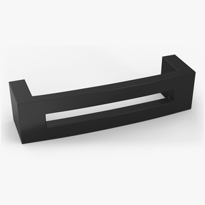 3D Kitchen Cabinet Handle Flat Black model