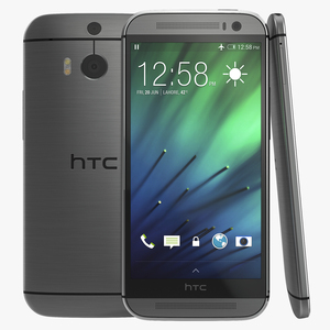 3D HTC One M8 Black