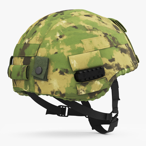 3D Light Green Case Black Helmet Ratnik